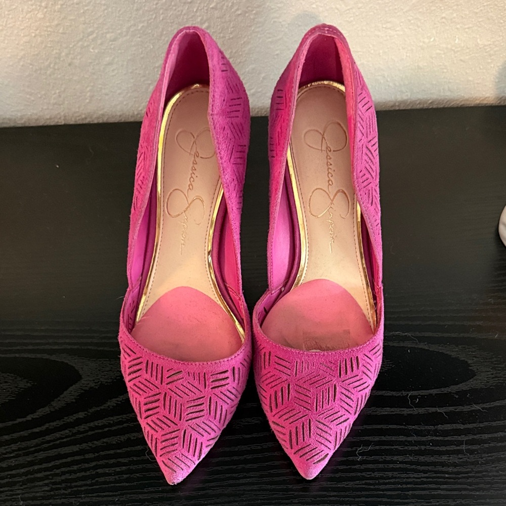 Jessica Simpson Fuchsia Heels